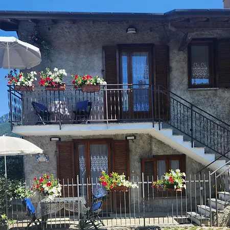 Laura'S Cottage With A View Of The Lake And Mountains Lierna Exterior photo
